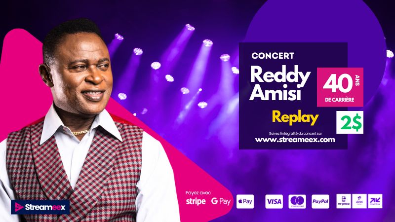 REPLAY - Concert  Reddy Amisi 40 Ans